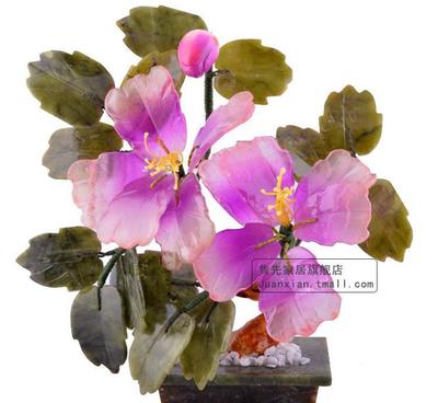易水堂植物 以玉石为韵，装点生活之美——探秘义乌小商品批发的天然玉石装饰盆景
